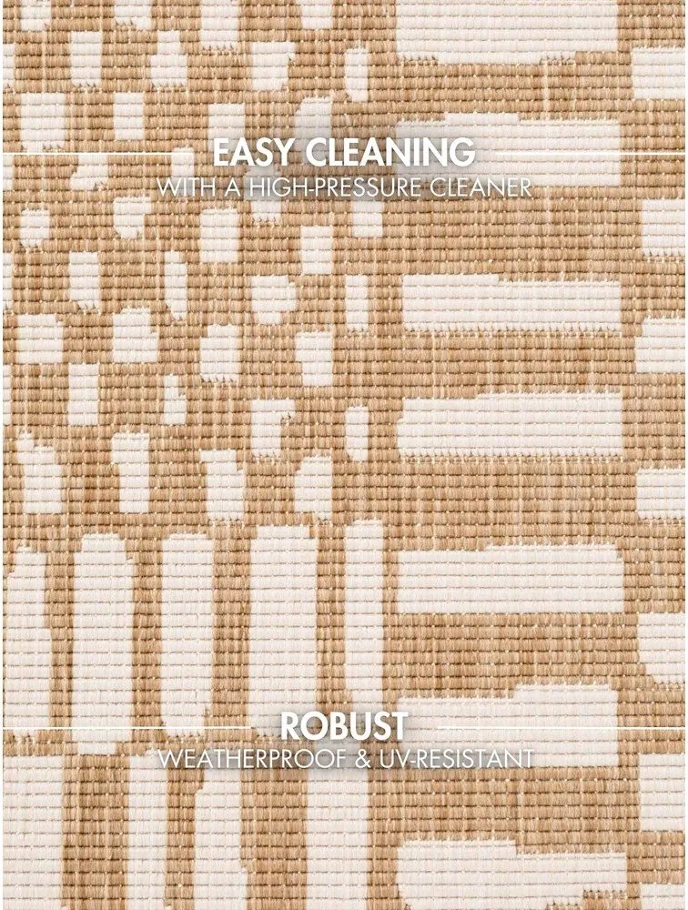 Kremowy/w naturalnym kolorze dywan odpowiedni na zewnątrz 200x300 cm Haringey Barkham – Ted Baker