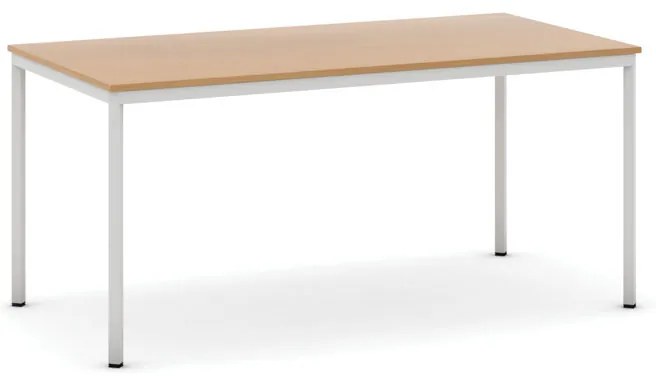 Stół jadalniany, 160x80 cm, szara podstawa, buk