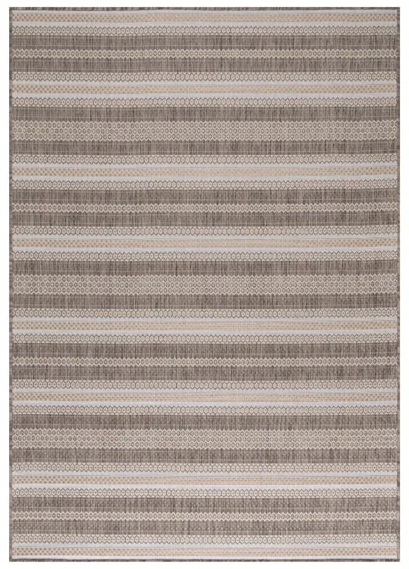 Dywan zewnętrzny Sunny paseczki beżowe 80 cm x 250 cm
