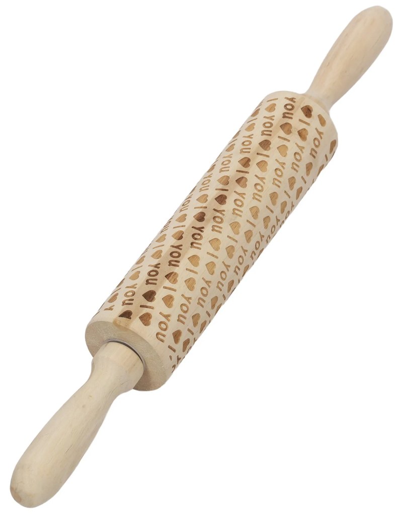 Wałek do ciasta ze wzorem, 35 cm