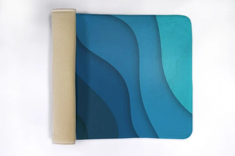 Dywanik do łazienki Dywanik do łazienki Niebieski Gradient