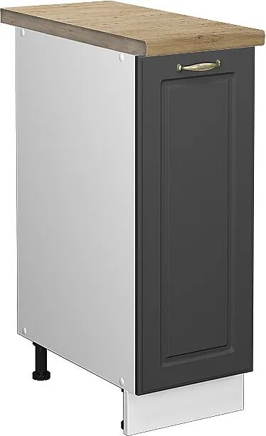 Szafka apteczna antracytowo-złoty 30x60x82 fame-line