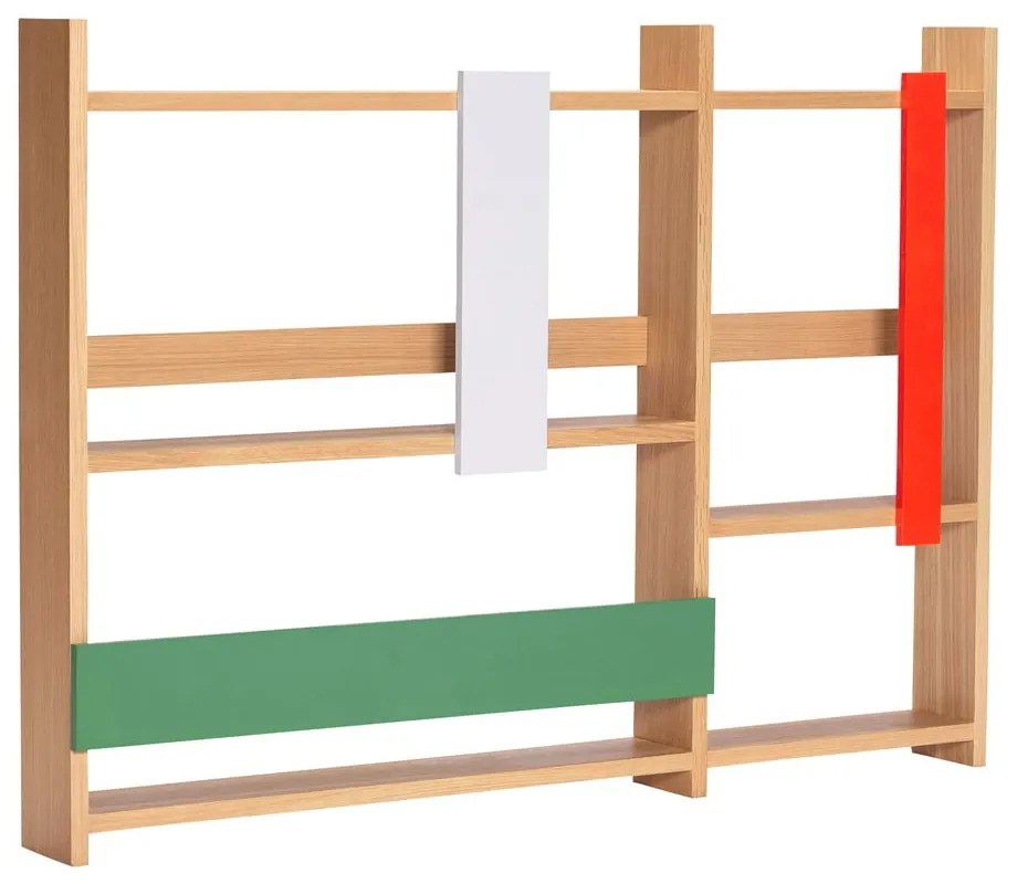 Wielopoziomowa półka w dekorze dębu 110 cm Arki – Hübsch