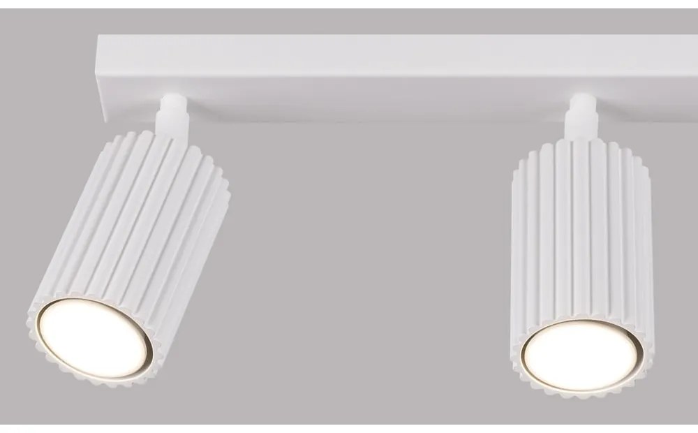 Biała lampa sufitowa 6,5x45 cm Gleam – Nice Lamps