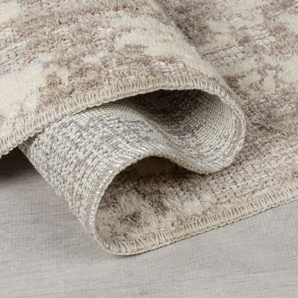 Szarobeżowy dywan odpowiedni do prania 155x230 cm Connely – Flair Rugs