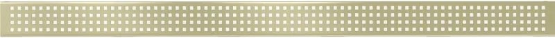 Mexen Flat M08 maskownica do odpływu liniowego 100 cm, złota szczotkowana - 1A25100