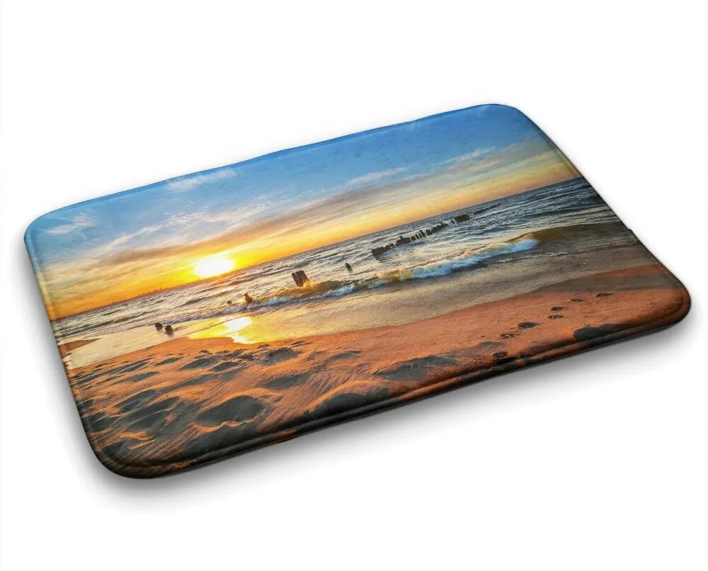 Dywanik łazienkowy Dywanik łazienkowy Plaża Zachód Słońca