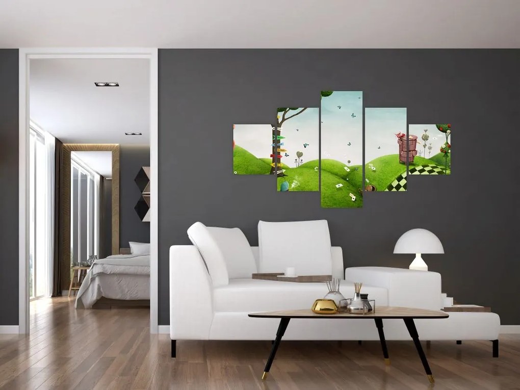 Obraz wspaniałego krajobrazu (125x70 cm)