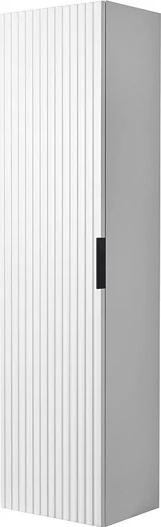 Kolumna łazienkowa, Biały, 35 x 136 x 27 cm, uchwyty czarne