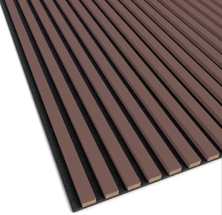 Akustyczne panele lamelowe 2 szt. pudrowy róż H0-G03