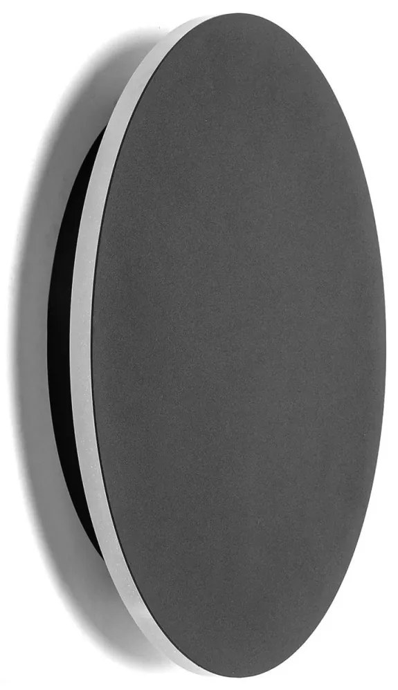 Aigostar - LED Kinkiet LED/12W/230V 6500K 25 cm czarny