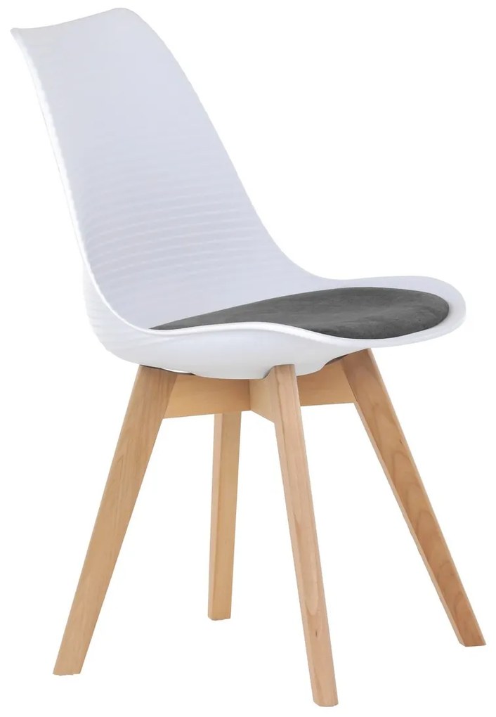 Zestaw krzeseł do jadalni CT-X7056 GREY, 4 szt.
