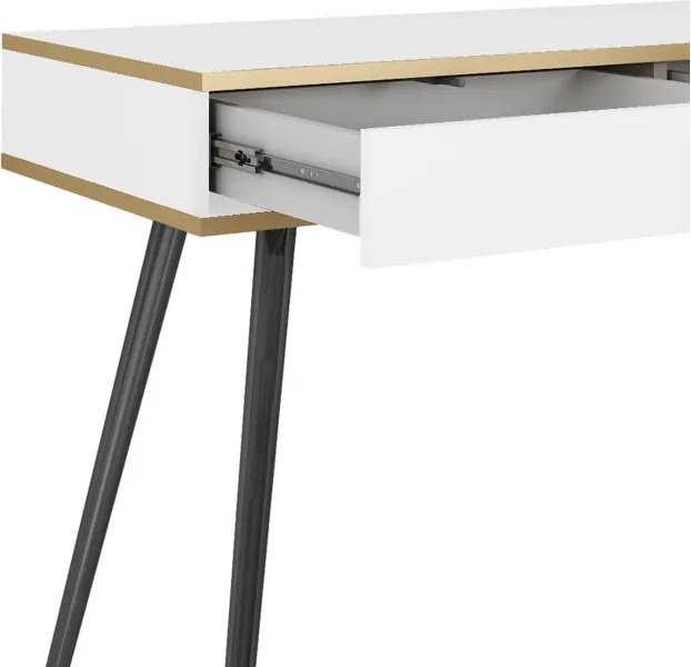 ORIANA Toaletka T 102 biała | nogi czarne