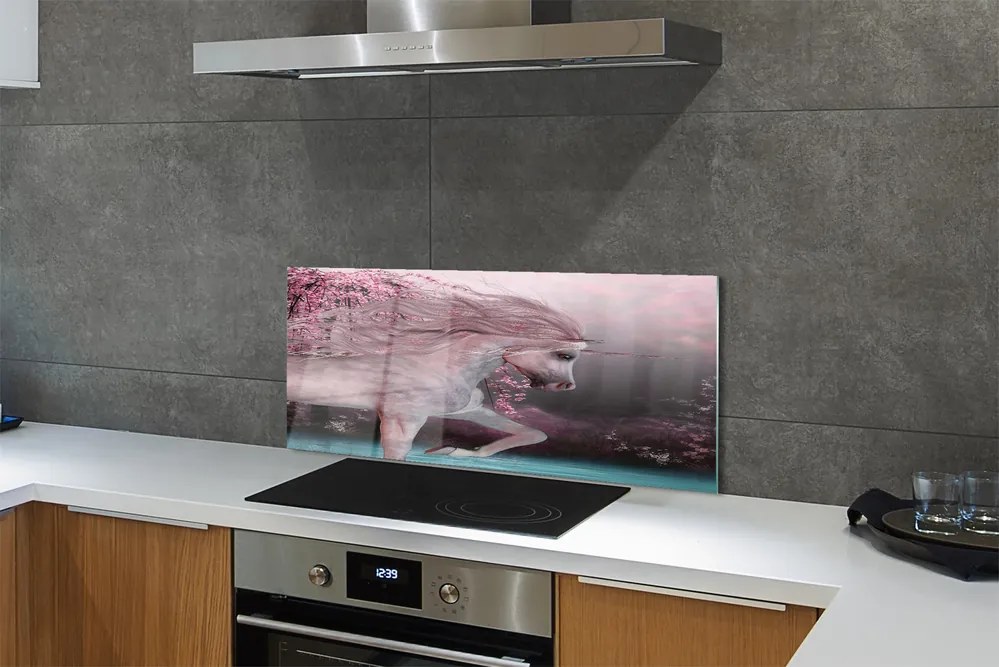 Panel nad Blat Kuchenny Jednorożec nad Brzegiem Jeziora