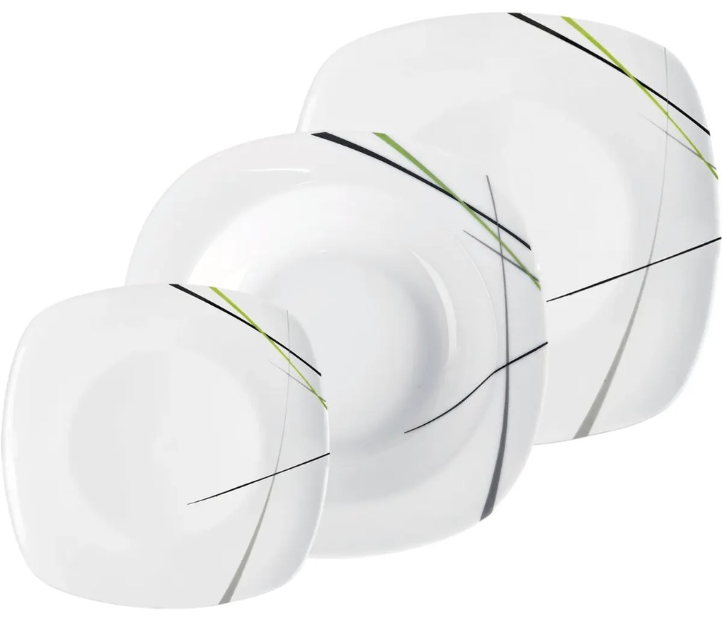 Orion 18-częściowy zestaw jadalny GREEN