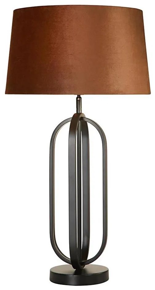 Searchlight EU91101OR - Lampa stołowa CHIC 1xE27/60W/230V pomarańczowa