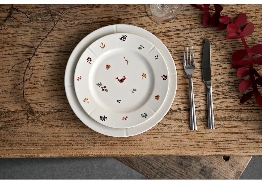Biały porcelanowy talerz ø 23 cm Grand Cru Cottage – Rosendahl