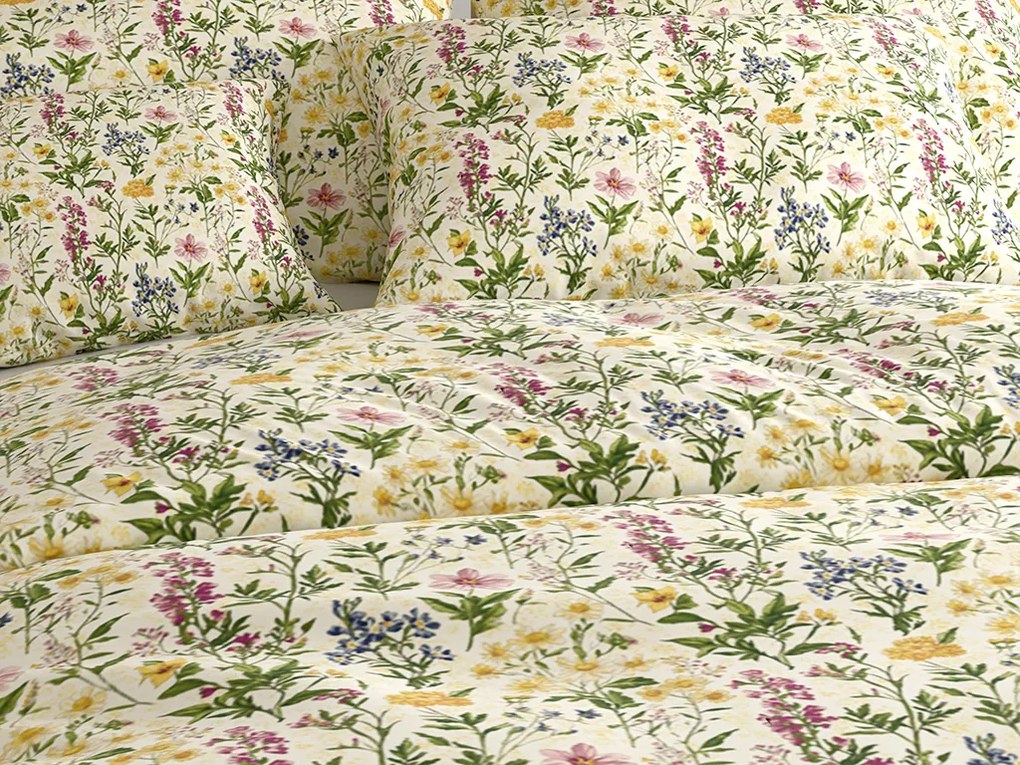 PrzytulneMieszkanie.pl PrzytulneMieszkanie.pl Bawełniana pościel HERBELLE kolorowa Rozmiar pościeli: 70 x 90 cm | 140 x 220 cm