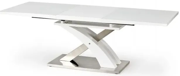 Stół SANDOR 2 160(220)x90 biały rozkładany HALMAR