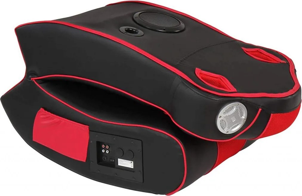 Fotel multimedialny, 50 x 89 x 94 cm, czerwony