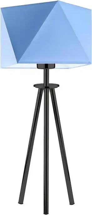 Geometryczna lampka stołowa na czarnym stelażu - P0-L36