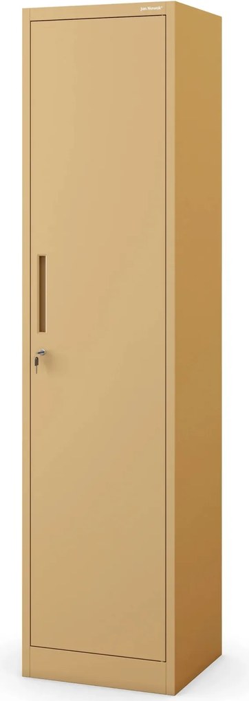 Metalowa szafa aktowa Alex Fresh Style 45x40x185 cm beżowa