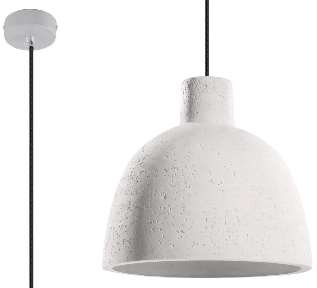 Industrialna lampa wisząca betonowa E832 R5-B51