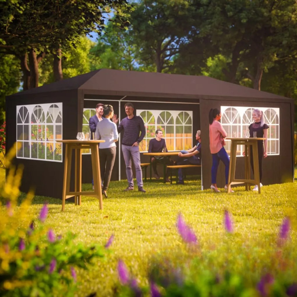 Namiot imprezowy NEAPOL, 3x6m, antracytowa Jurhan