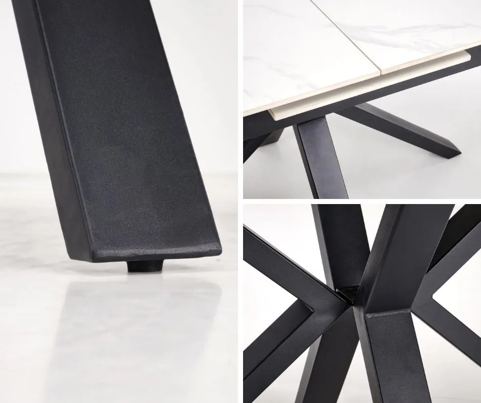 Stół do jadalni ze spiekiem na blacie Platan Halmar