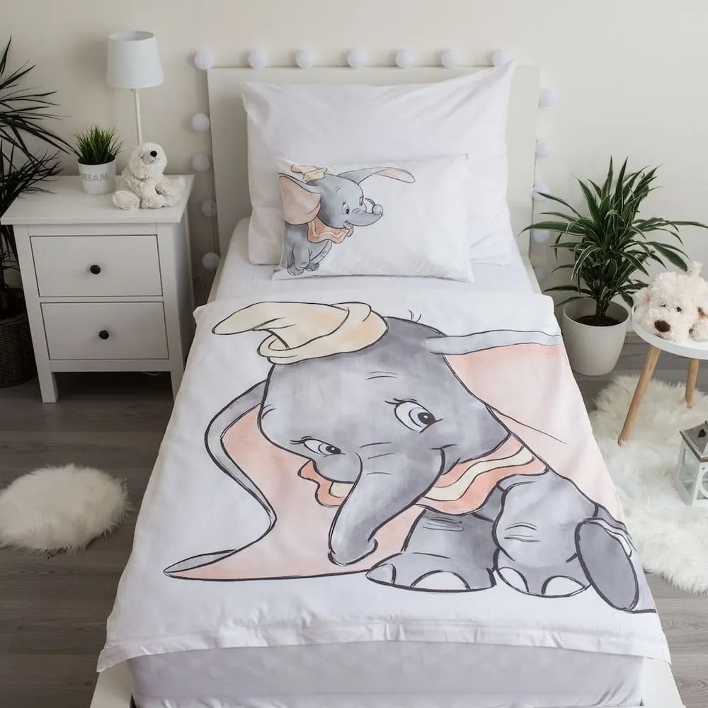 Bawełniana pościel dziecięca do łóżeczka 100x135 cm Dumbo – Jerry Fabrics