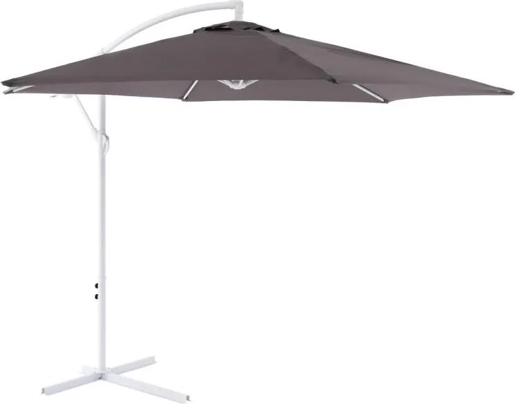 Wiszący parasol z rączką - ok. 3 m, antracyt