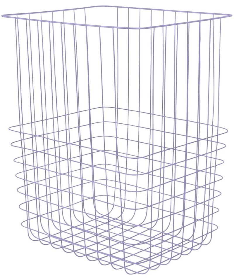 Fioletowy metalowo-tekstylny kosz na pranie 64 l Store-It – Mette Ditmer Denmark
