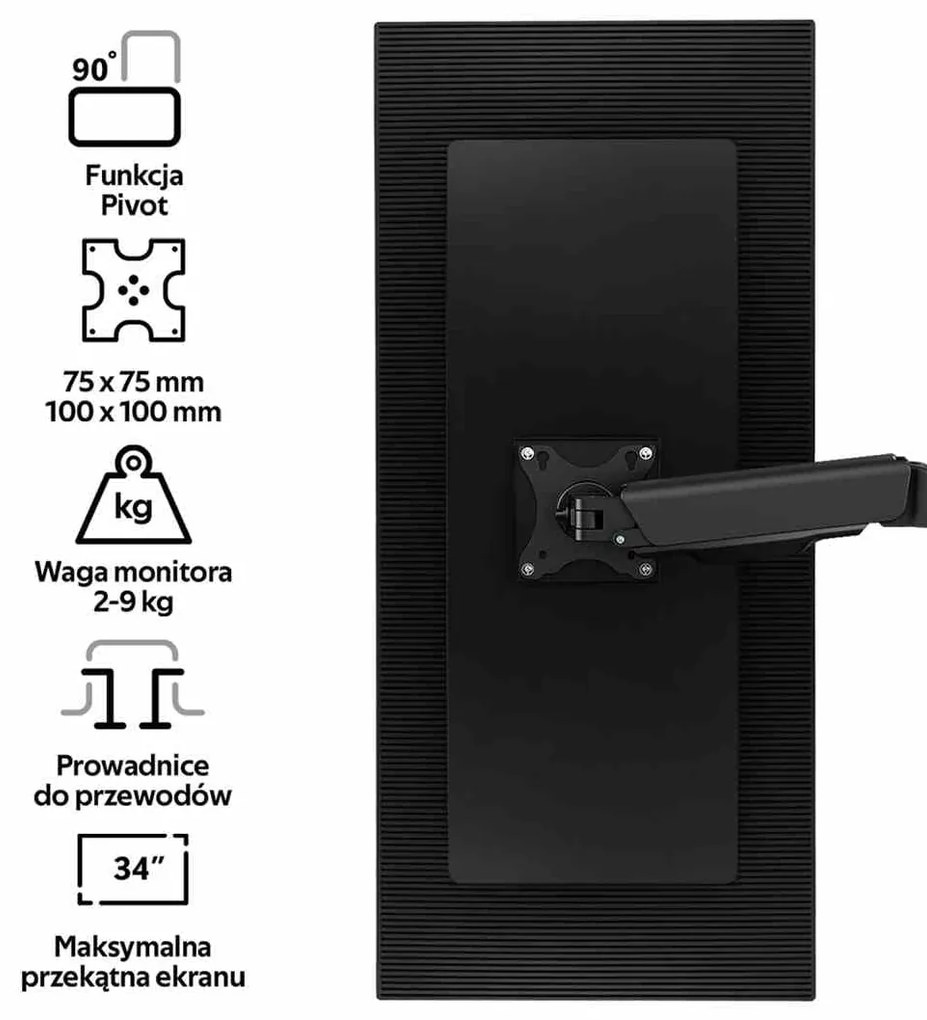 LEVANO SYSTEM Uchwyt na monitor M1 Pro