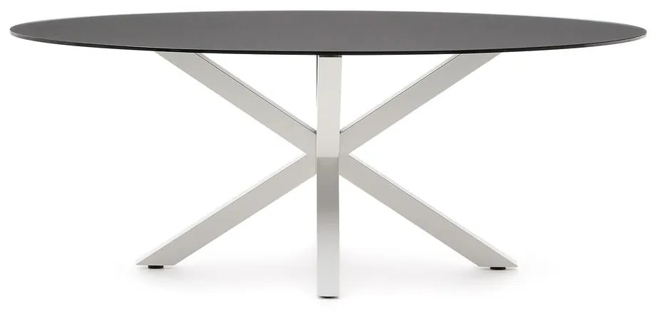 Stół ze szklanym blatem 100x200 cm Argo – Kave Home