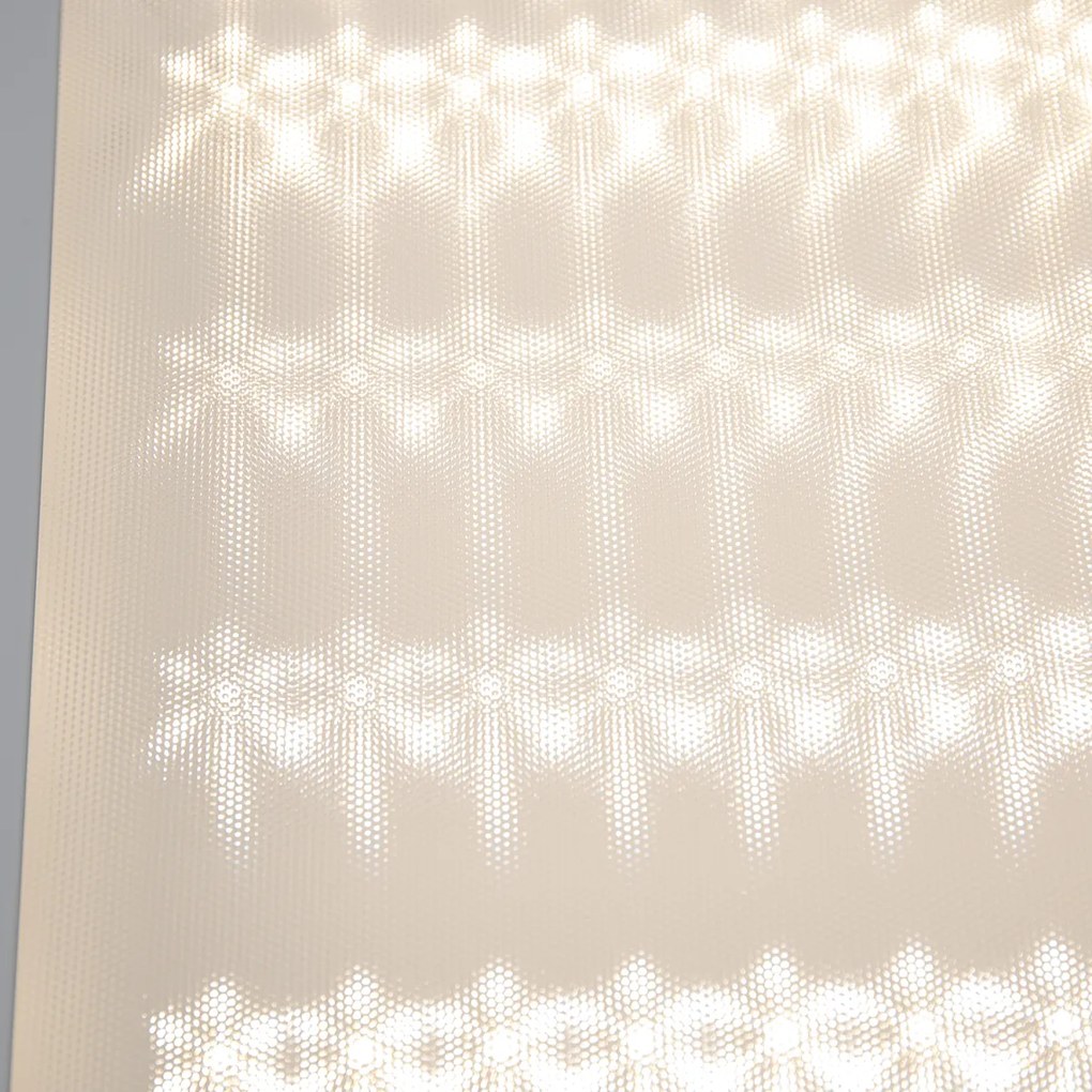 Nowoczesny panel LED do wbudowania biały 119,5 cm z LED - Fons Nowoczesny Oswietlenie wewnetrzne