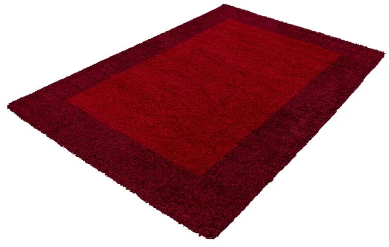 Dywan Shaggy Life czerwony 60 cm x 110 cm