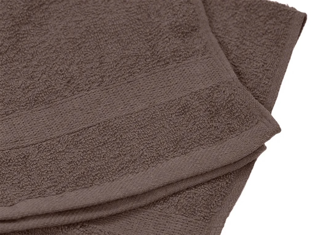 Ręcznik BASIC SMALL ciemny brąz