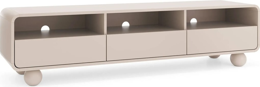 Kaszmirowa szafka pod telewizor z 3 szufladami 180 cm Z0-A89