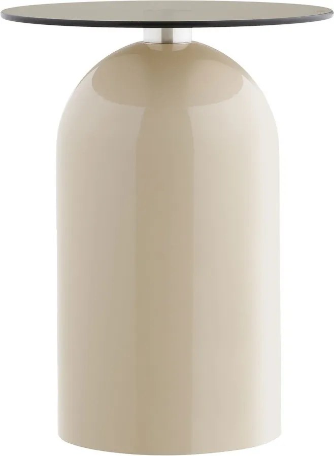 Okrągły stolik ze szklanym blatem ø 40 cm Ravello – House Nordic