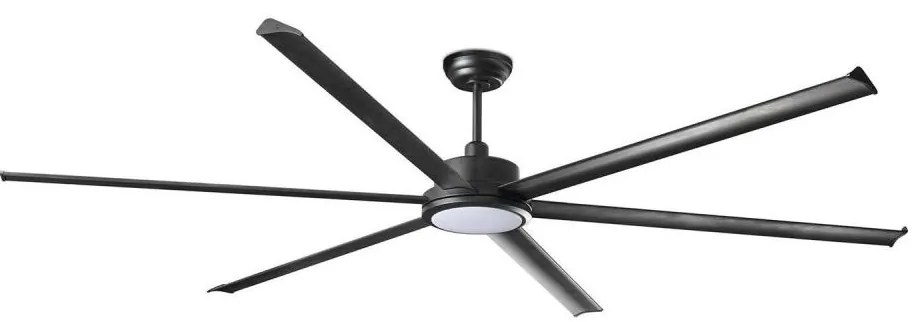 FARO 34207-130-LED Ściemnialny wentylator sufitowy ROTTERDAM XXL LED/32W/230V czarny śr.250 cm+pilot