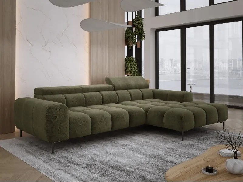 Narożnik PLAZA MINI Prawostronny w tkaninie EDEN 12 WERSAL