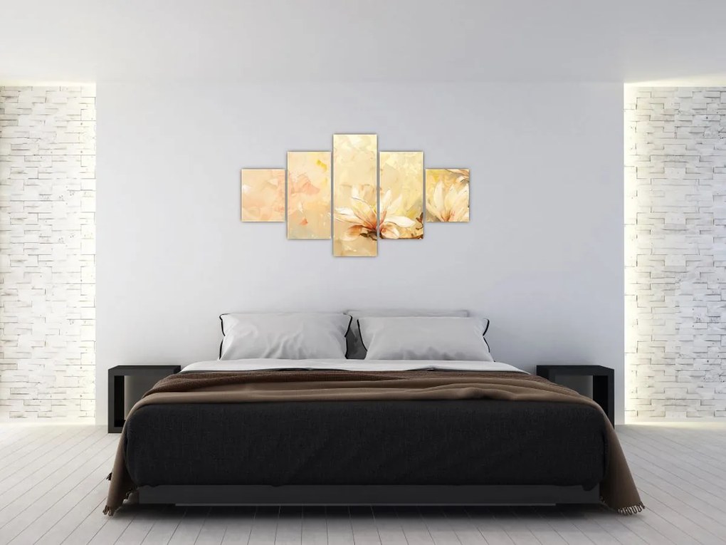 Obraz - Kwiaty (125x70 cm)