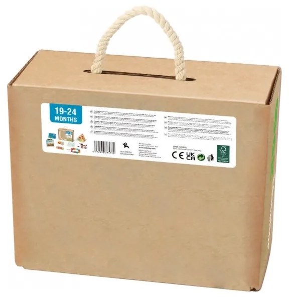 Tooky toy box pudełko xxl montessori edukacyjne 6w1 sensoryczne 19-24 mies