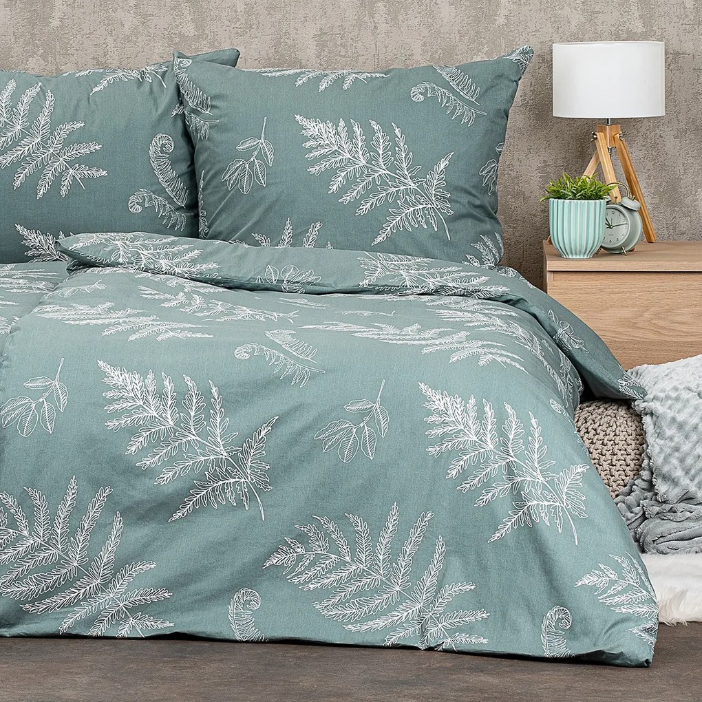 4Home Pościel bawełniana Fern , 140 x 220 cm, 70 x 90 cm, 140 x 220 cm, 70 x 90 cm