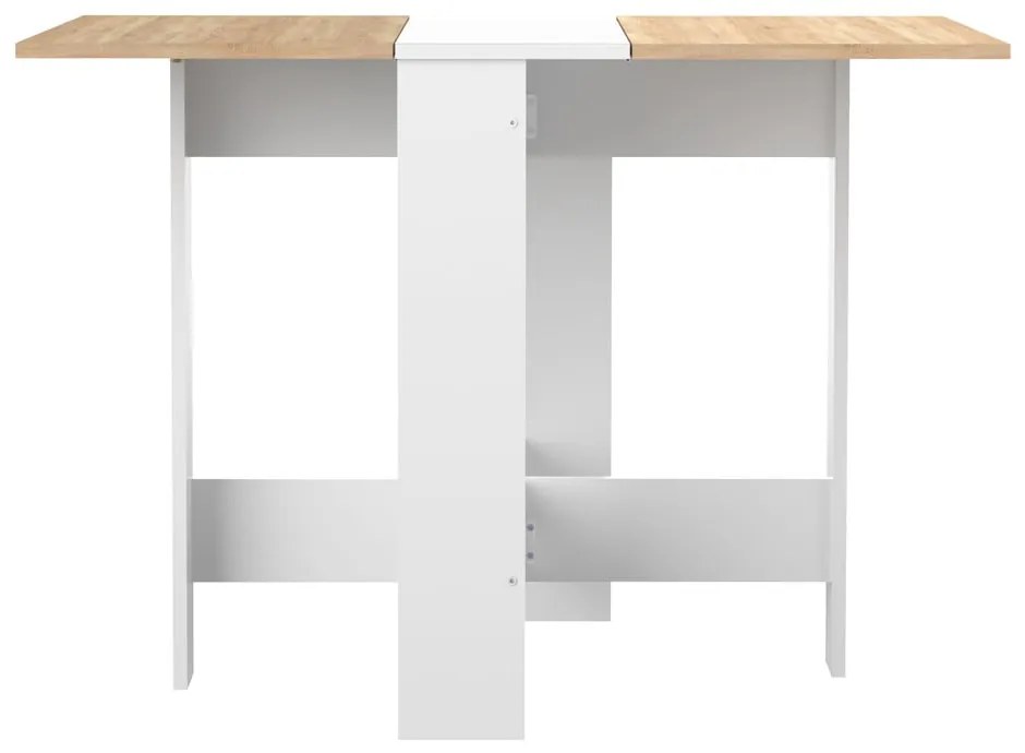 Rozkładany stół z blatem w dekorze dębu 76x28 cm Papillon – TemaHome