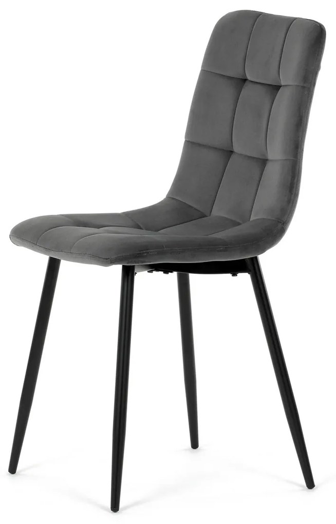 Zestaw krzeseł do jadalni CT-281 GREY4, 4 szt.