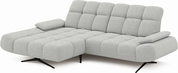 Elegancki narożnik MORENO S z funkcją w tkaninie ARAGON 80 WERSAL