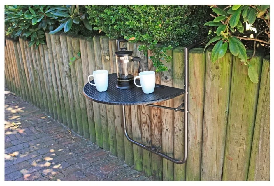 Wiszący stolik balkonowy 36x70 cm Ventana – Garden Pleasure