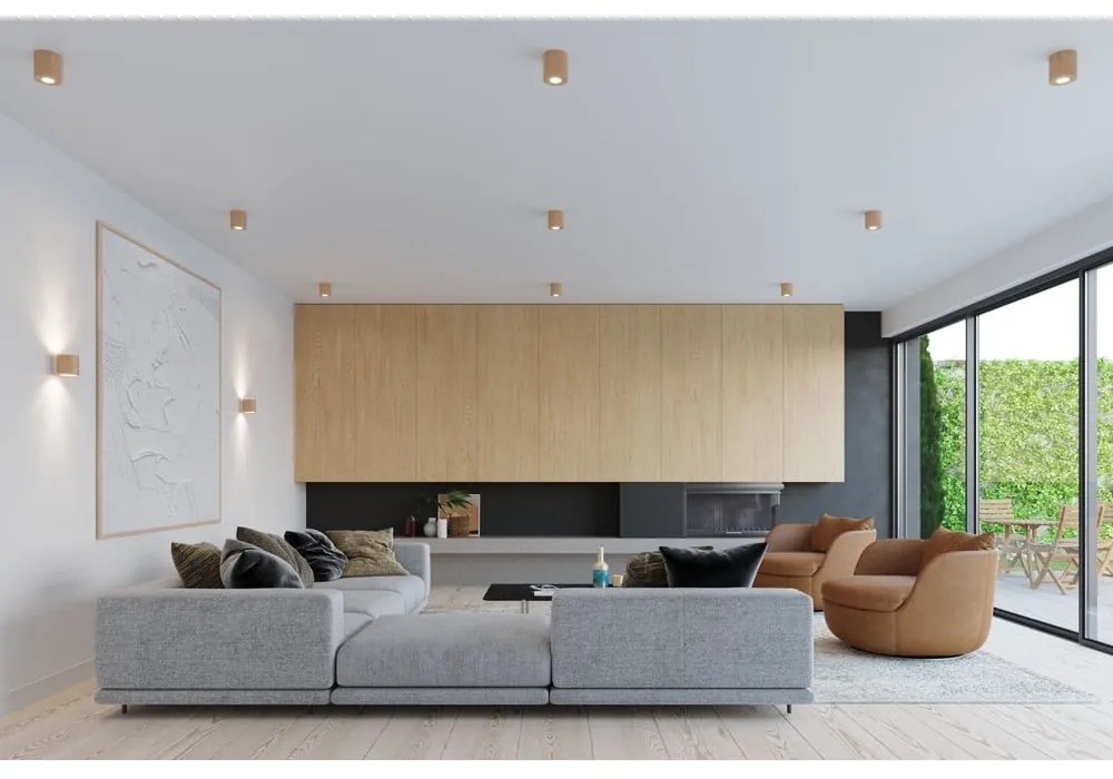 Drewniana lampa sufitowa Sollux Roda