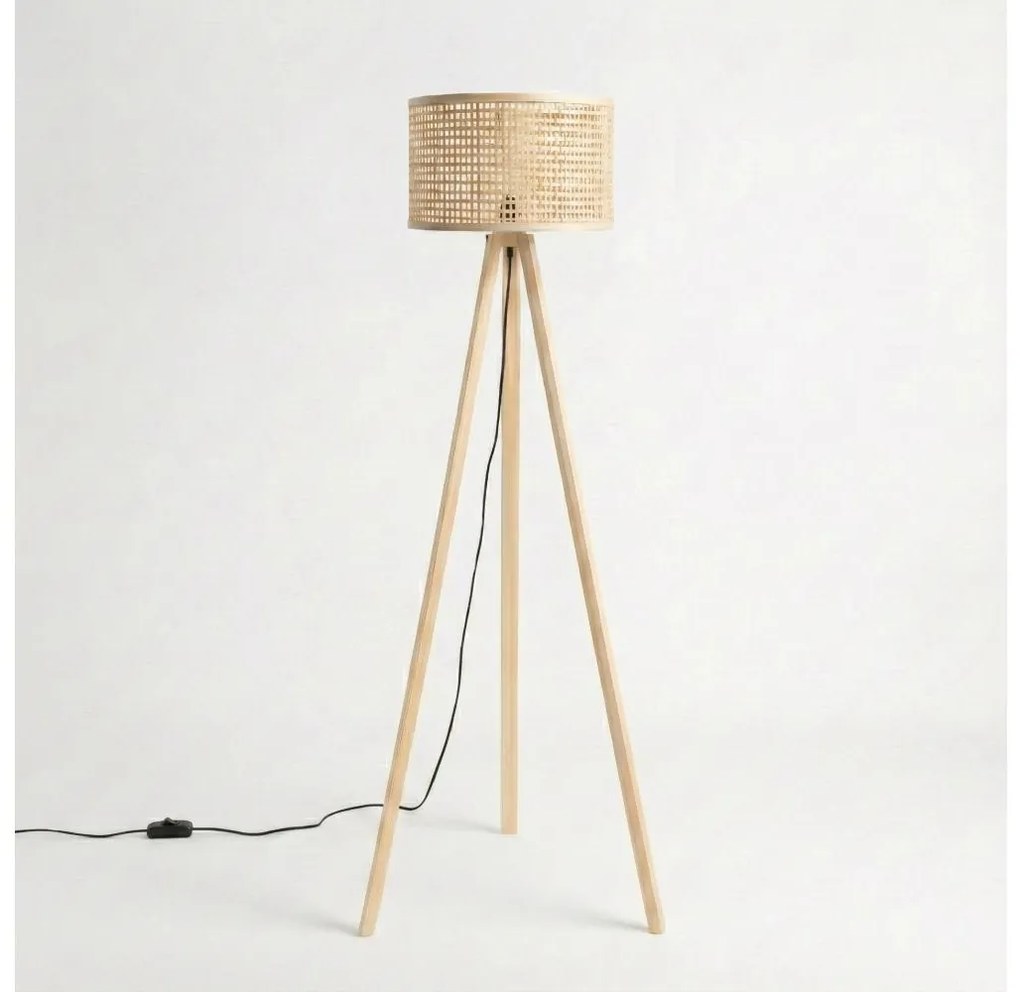 Brilagi - Lampa stojąca LED CERIA 1x E27/60W/230V Ø 25 cm beżowa